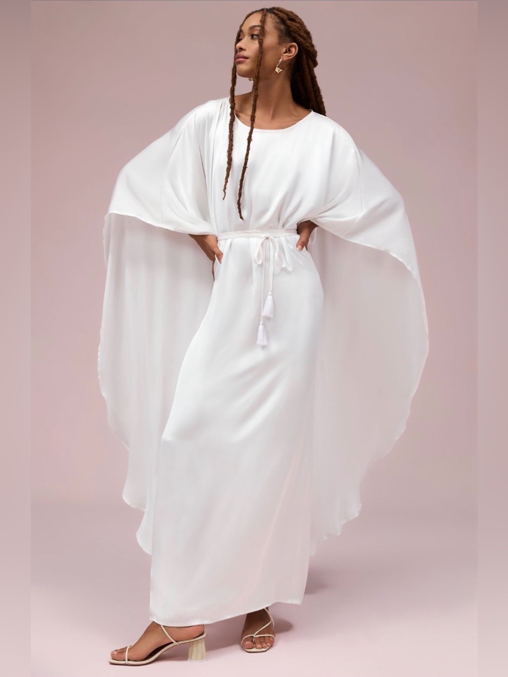 Erika Peña Cape Dress